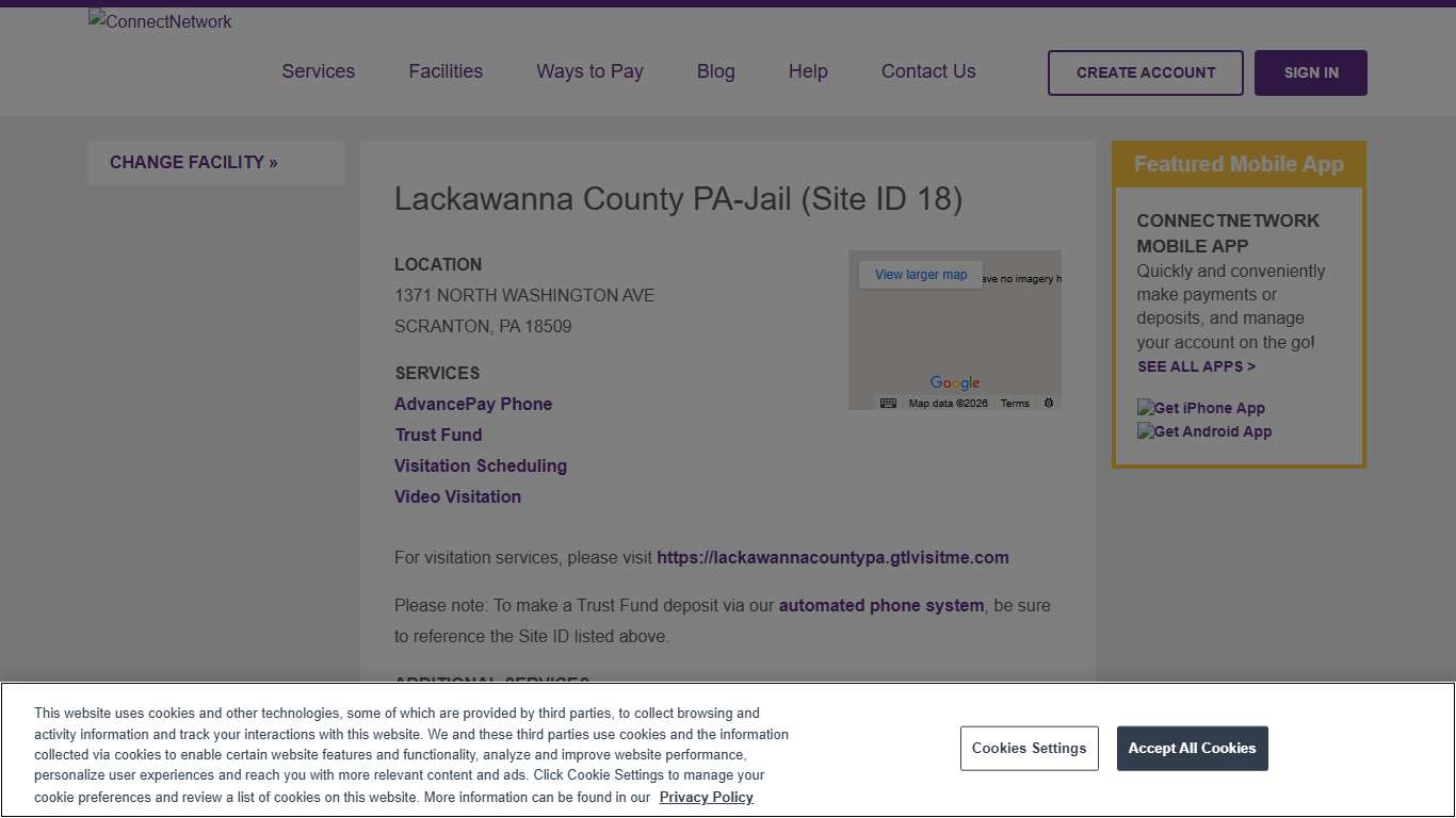 Lackawanna County PA-Jail ConnectNetwork